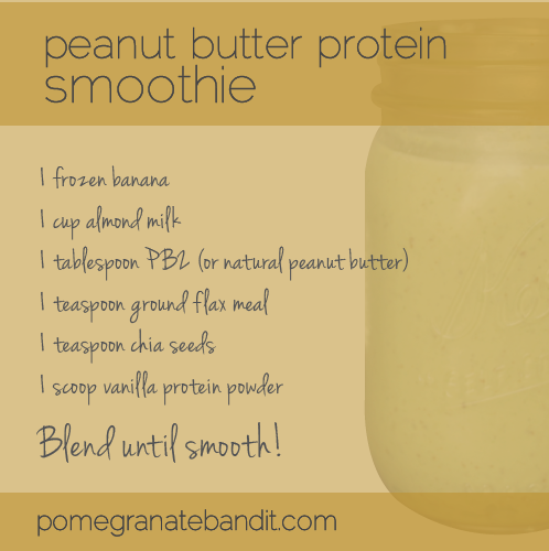 PB Protein Smoothie Recipe